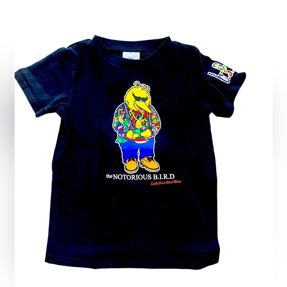 Little Giants Giant Shorties Notorious Bird Tee-Used (2T)